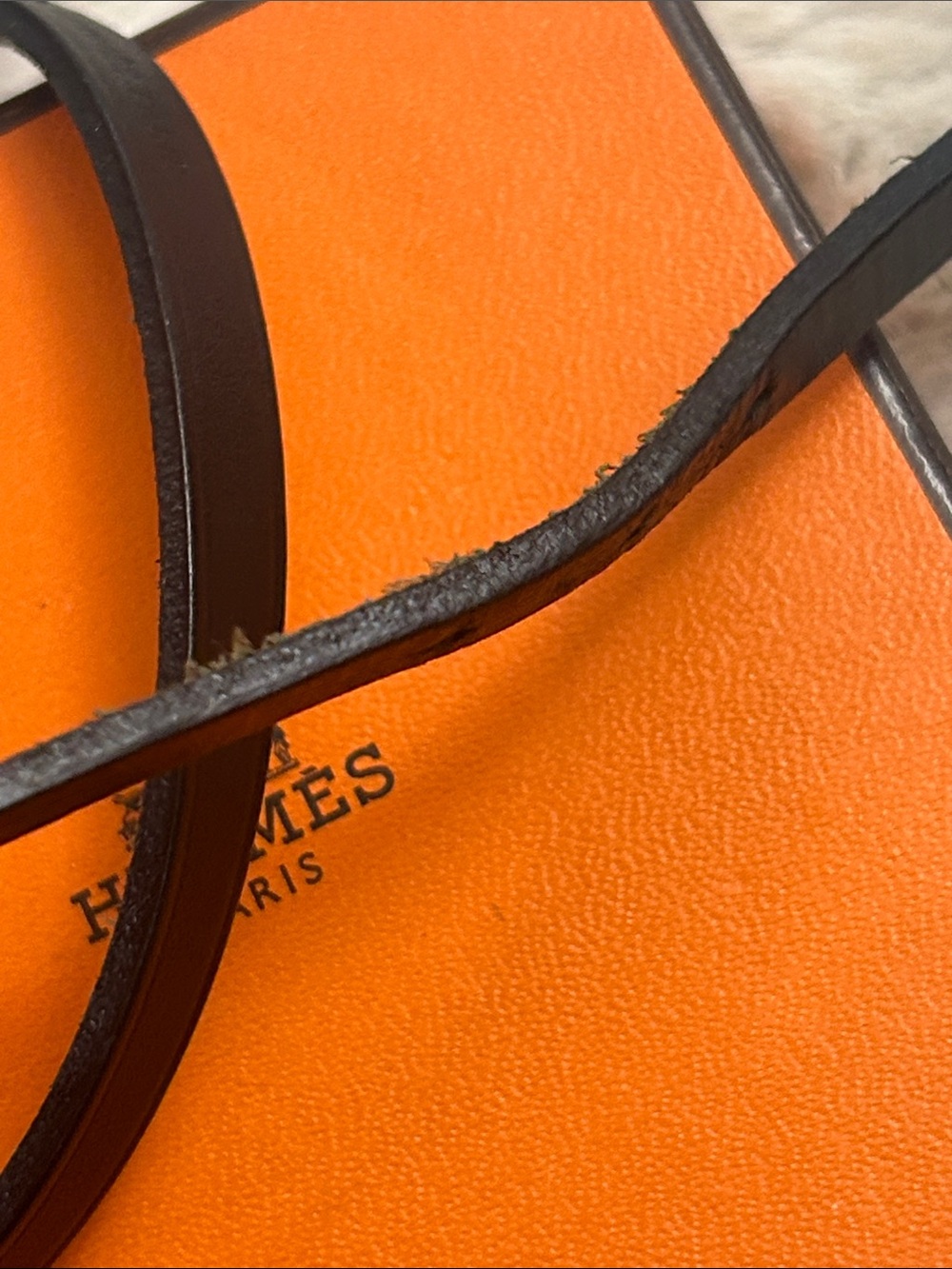 Hermes black leather wrap bracelet with silver hardware - Picture 10 of 11